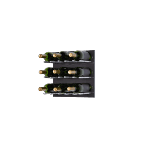 Brillante Antracita Silver Pegs with Bottles