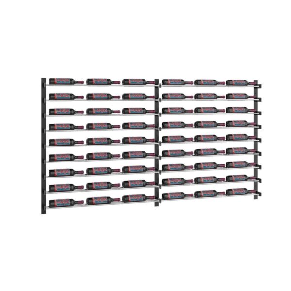 Evolution Series Wine Wall 45″ Wall Mounted Wine Rack Kit 54 to 162 bottles