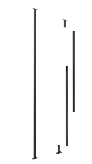 Evolution Wine Wall Post Floating Wine Rack System Component Single Post