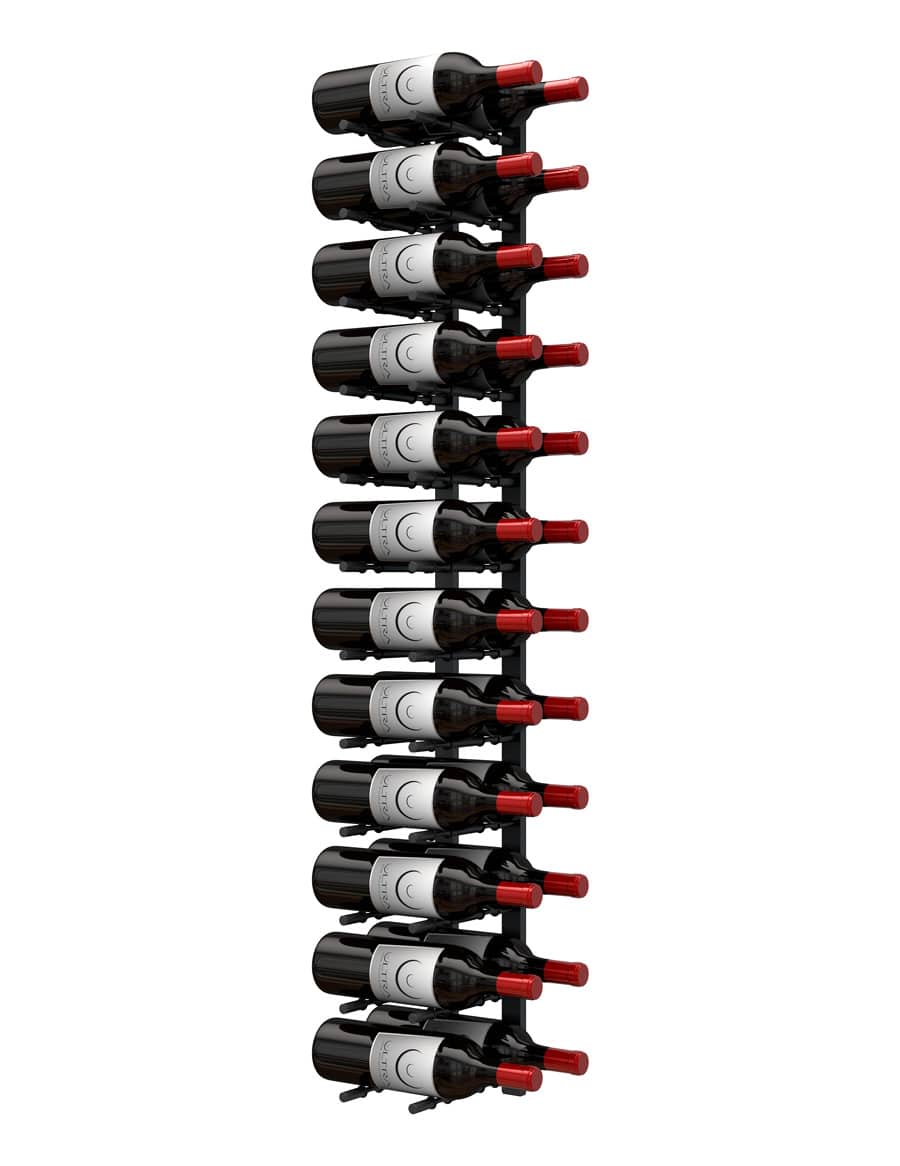 Modern Wine Racks Ultra 4 Ft Wall Rails