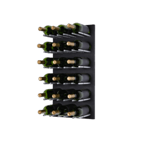 EcoDomo Black Shagreen Silver Pegs with Bottles