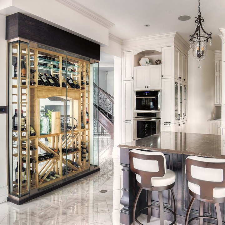 Wine Refrigerator Furniture Cabinets - Custom Wine Cabinets