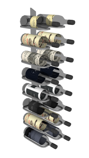 (Wall Mount / Blade Series ) Double Bottle Cork Facing
