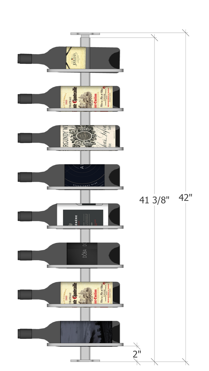 (Floor to Ceiling / Pillar Series) Double Bottle Label Facing - Image 2