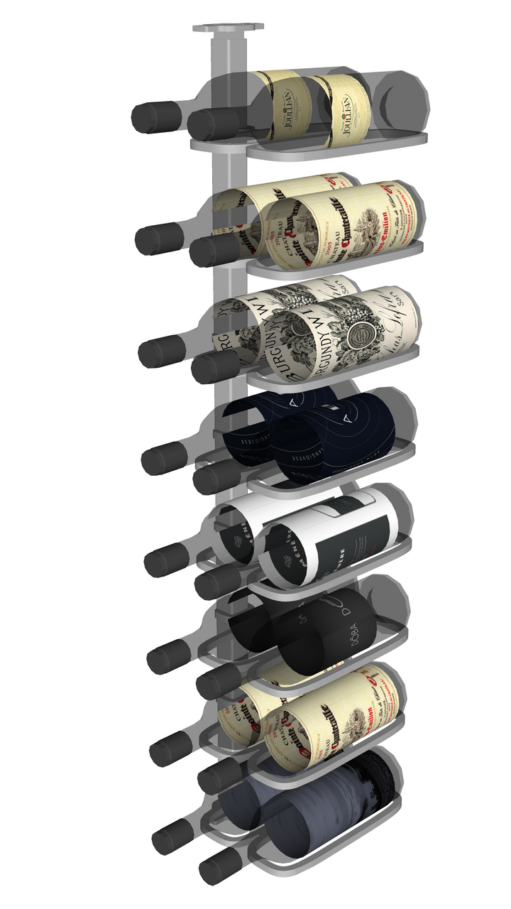 under cabinet wine rack