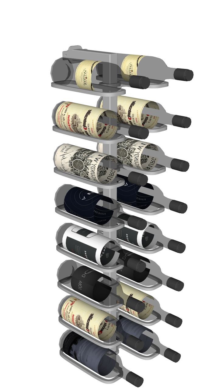 (Floor to Wall / Pillar Series) Double Bottle Cork Facing