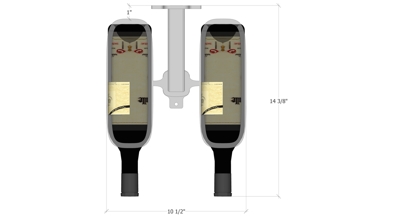 (Floor to Wall / Pillar Series) Double Bottle Cork Facing - Image 2