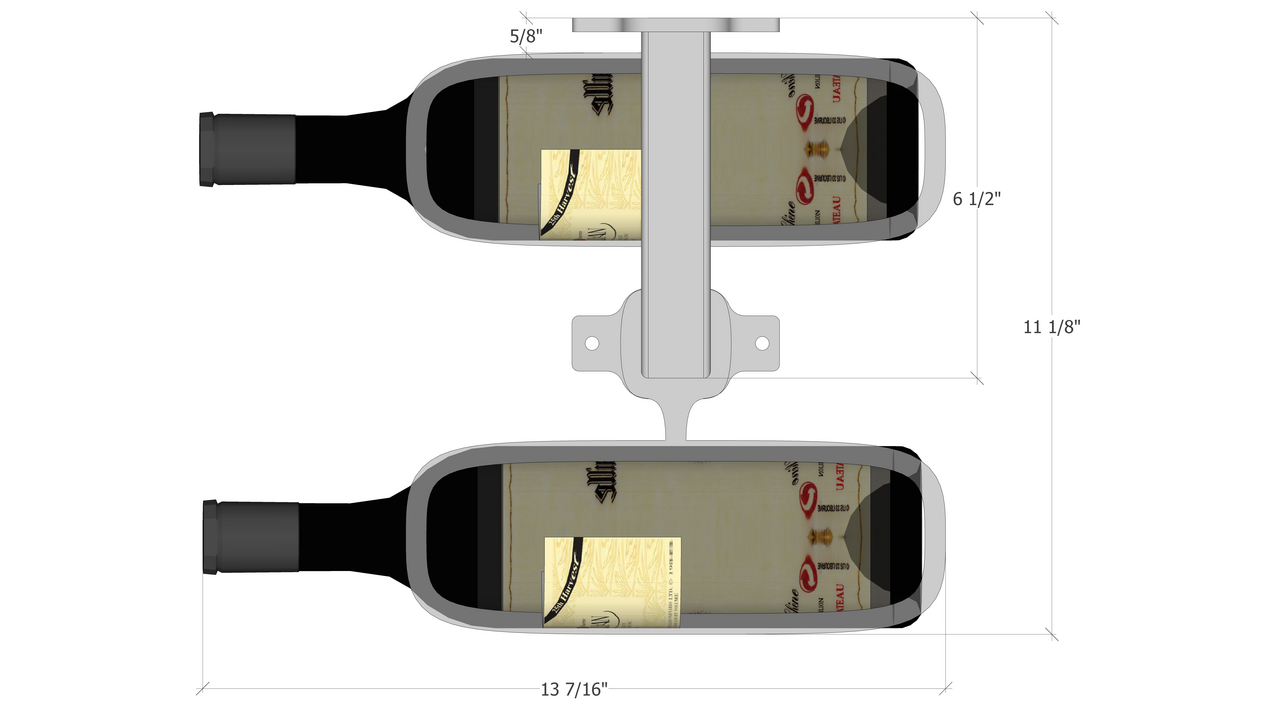 (Floor to Wall / Pillar Series) Double Bottle Label Facing - Image 4