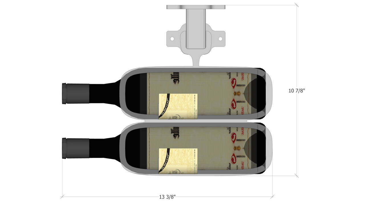 (Floor to Wall / Pillar Series) Front Double Bottle Label Facing - Image 5