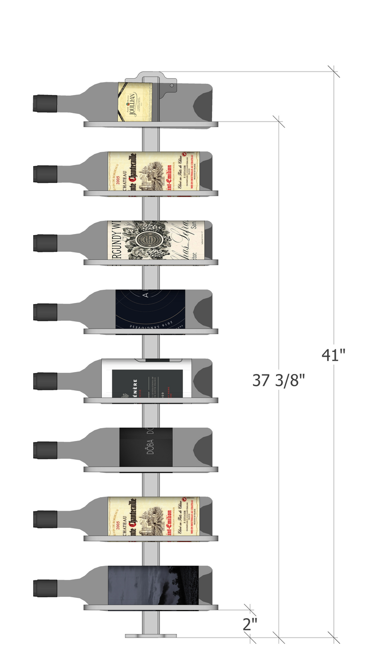(Floor to Wall / Pillar Series) Single Bottle Label Facing - Image 2