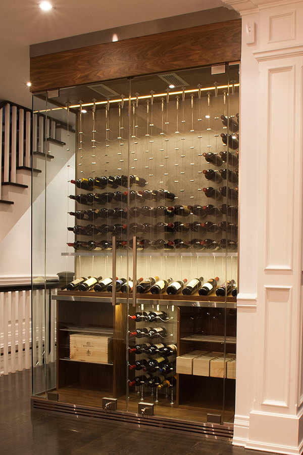 floating wine racks, float wine cables, cable wine systems, cable wine racks