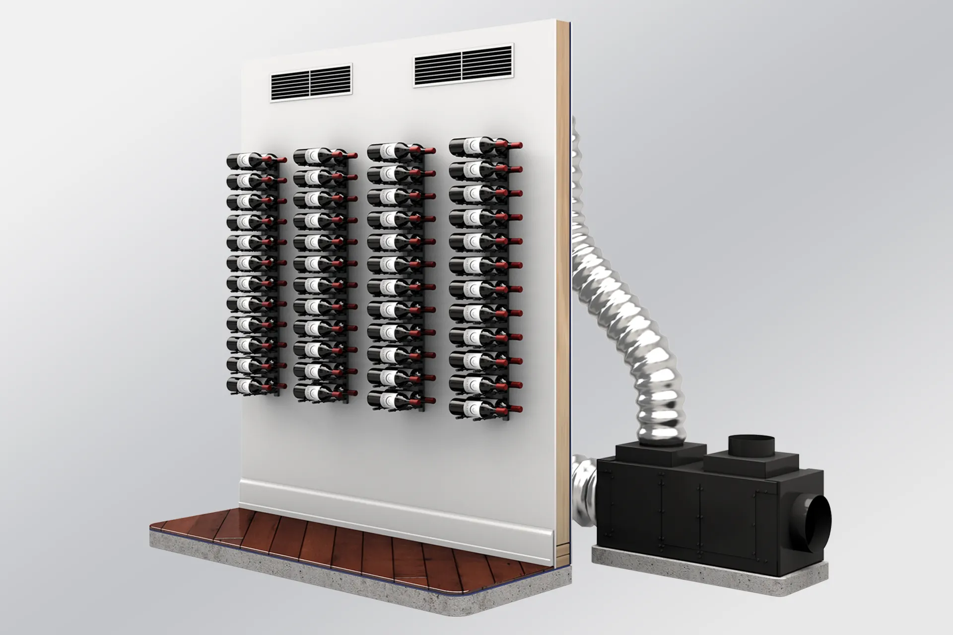 wine cooling units, wine cellar cooling units, wine cooling systems, wine refrigeration, cool wine cellars, wine room coolers