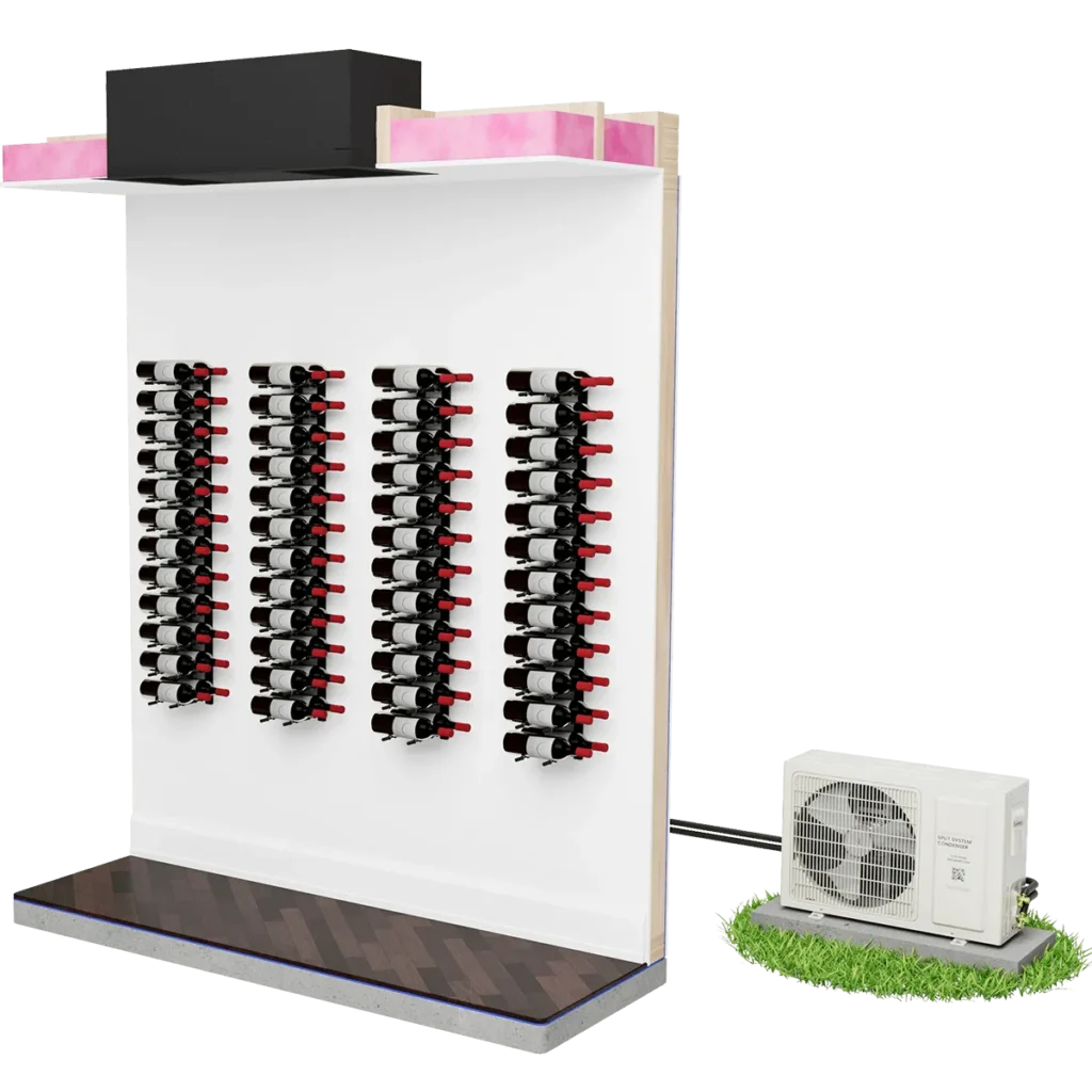wine cooling units, wine cellar cooling units, wine cooling systems, wine refrigeration, cool wine cellars, wine room coolers