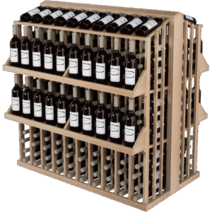 Commercial 4 Shelf Aisle 300 Bottle Display