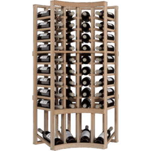 Stackable Curved Corner Rack with 1 Display