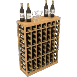 Half Height 7 Column Rack with Table Top