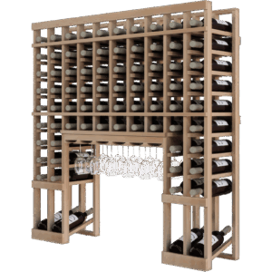 Stackable Rack with Glass Rack and 1 Display
