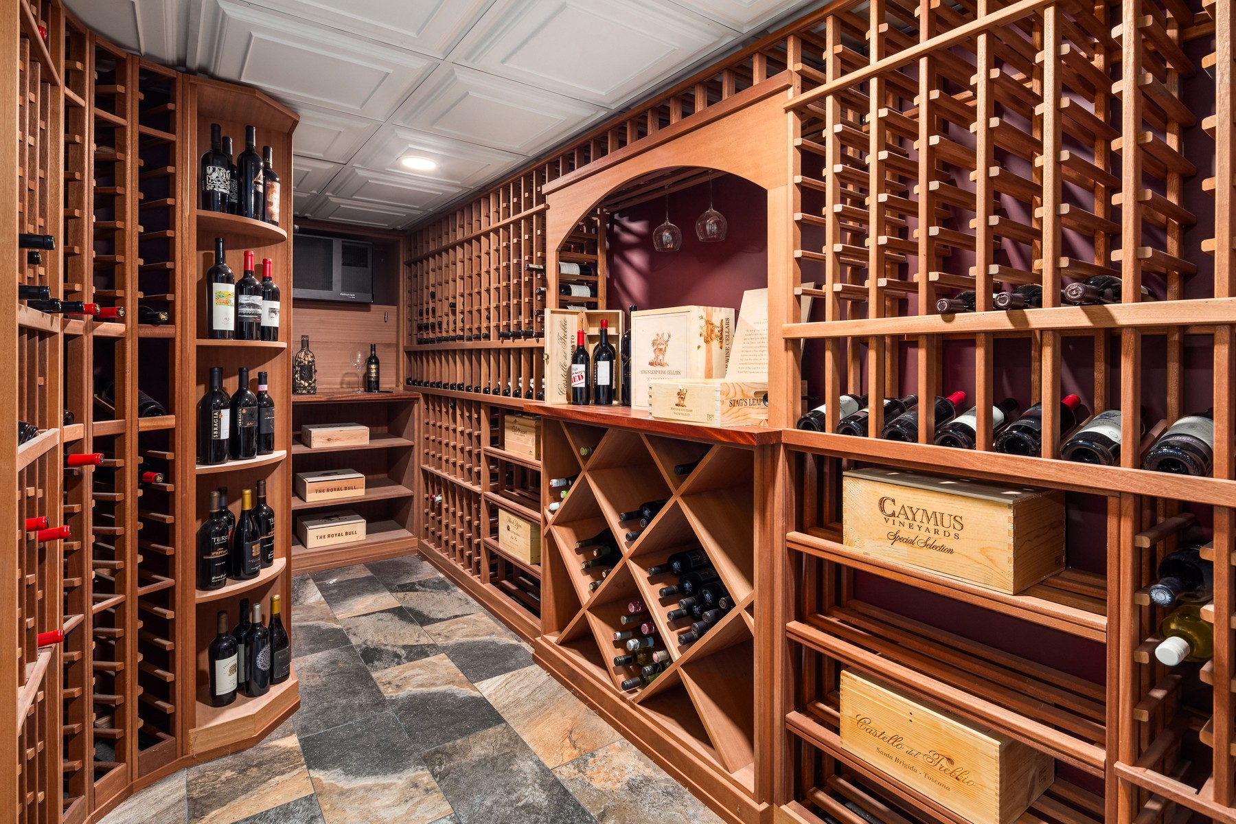 Wood Wine Racks, Classic LVG, Wood Wine Racks, Wood Racks, Wood Wine Shelves, Wood Wine Racking, Unique Wood Wine Racks, Floor to Ceiling Wood Wine Racks