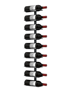 Max Reveal Label-Out 3 ft Wall Rail Wine Rack (9 Bottles)