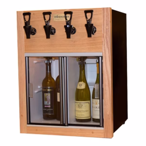 WineKeeper Napa 4 Bottle (Oak) Dual Zone #7992