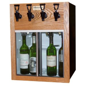 WineKeeper Napa 4 Bottle (Oak) Single Zone #8683