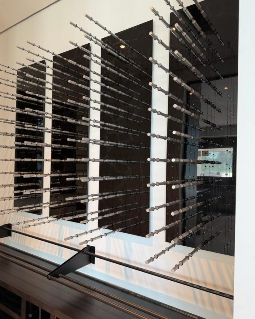 wine panels display