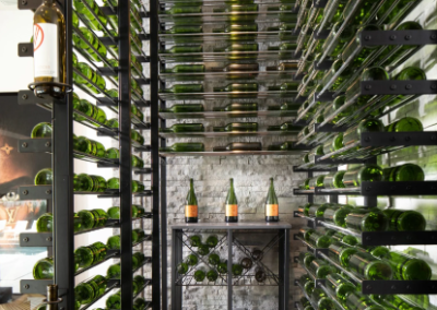 Evolution Wine Wall, Wall Mounted Wine Racks, Wall Wine Racks, Floor to Ceiling Wien Racks, Modern Wien Racks, Metal Wine Racks, Wine Wall Racking, Wine Wall Display Shelves