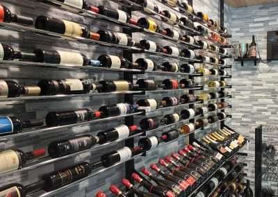 Evolution Wine Wall, Wall Mounted Wine Racks, Wall Wine Racks, Floor to Ceiling Wien Racks, Modern Wien Racks, Metal Wine Racks, Wine Wall Racking, Wine Wall Display Shelves