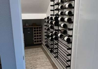 Evolution Wine Wall, Wall Mounted Wine Racks, Wall Wine Racks, Floor to Ceiling Wien Racks, Modern Wien Racks, Metal Wine Racks, Wine Wall Racking, Wine Wall Display Shelves