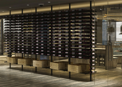 Evolution Wine Wall Post Kit, Evolution Wine Tower,Wall Mounted Wine Racks, Metal Wine Racks, Floor to Ceiling Wine Racks