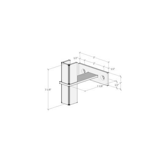 Floor to Ceiling Frame Extension Bracket FCF-2EXT