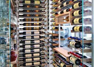 Millesime, Arcylic Wine Racks, Aluminum Wine Racks, Floor to ceiling wine racks, Wall Mounted Wine Racks, Metal Wine Racks, Glass Wine Cellar, VintageView