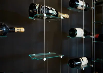 Floating Wine Racks, Cable Wine Systems, Wine Cable Systems, Float Wine Racks, Wall Mounted Wine Racks, Floor to Ceiling Wine racks, Modern Wine Racks
