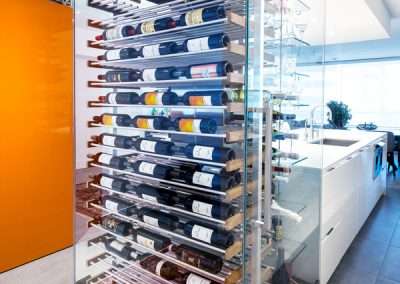 Millesime, Arcylic Wine Racks, Aluminum Wine Racks, Floor to ceiling wine racks, Wall Mounted Wine Racks, Metal Wine Racks, Glass Wine Cellar, VintageView