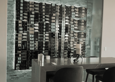 Fusion Wine Panels, Fusion Wine Wall, Metal wine racks, Floor to Ceiling Wine Racks, Under The Stairs Wine Racks, Ultra Wine Racks, Straight Wall Wine Panels