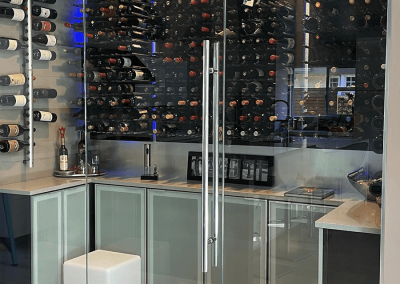 Fusion Wine Panels, Fusion Wine Wall, Metal wine racks, Floor to Ceiling Wine Racks, Under The Stairs Wine Racks, Ultra Wine Racks, Straight Wall Wine Panels