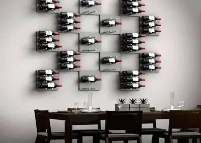Fusion Wine Panels, Fusion Wine Wall, Metal wine racks, Floor to Ceiling Wine Racks, Under The Stairs Wine Racks, Ultra Wine Racks, Straight Wall Wine Panels