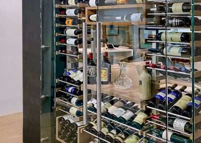 Millesime, Arcylic Wine Racks, Aluminum Wine Racks, Floor to ceiling wine racks, Wall Mounted Wine Racks, Metal Wine Racks, Glass Wine Cellar, VintageView