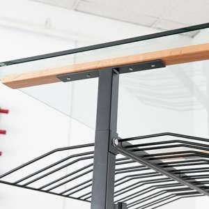 High 6″ Shelf Bracket for Island Display Rack