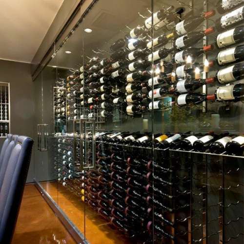Custom Glass Wine Cellars Glass Enclosed Wine Cellar Wine Cellar Innovations