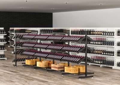 Commercial Wine Racks, Metal Commercial Wine Racks, Wall Mounted Wine Racks, Freestanding Wine Racks