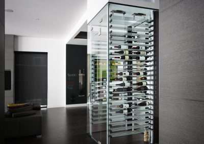 Millesime, Arcylic Wine Racks, Aluminum Wine Racks, Floor to ceiling wine racks, Wall Mounted Wine Racks, Metal Wine Racks, Glass Wine Cellar, VintageView