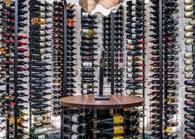 W series Wine Wall Post , Wall Wine Rack Kits, Floor to Ceiling Wine Racks, Metal Wall Wine Racks, Commercial Wine Racks, Contemporary Wine Racks