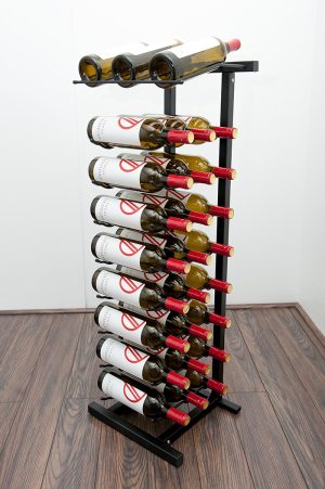 Point of Sale Metal Wine Rack Retail