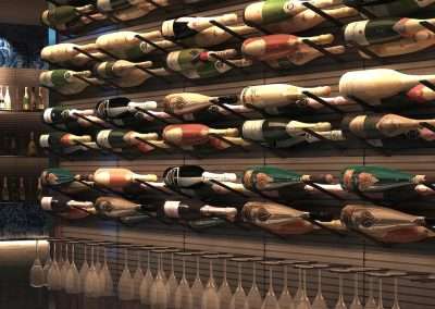 Wall Wine Panels, Wine Panels, Metal Wall Mounted Wine Panels, Wine Storage Panels, Modern Wall Wine Panels