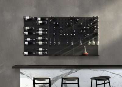 Wall Wine Panels, Wine Panels, Metal Wall Mounted Wine Panels, Wine Storage Panels, Modern Wall Wine Panels