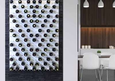 Fusion Wine Panels, Fusion Wine Wall, Metal wine racks, Floor to Ceiling Wine Racks, Under The Stairs Wine Racks, Ultra Wine Racks, Straight Wall Wine Panels