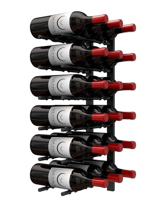 wall mounted wine rails