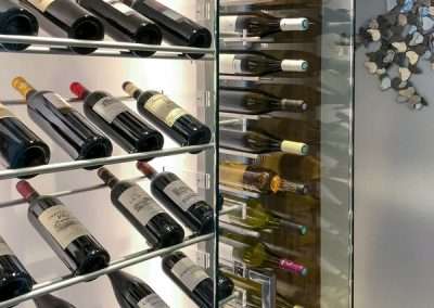 Millesime, Arcylic Wine Racks, Aluminum Wine Racks, Floor to ceiling wine racks, Wall Mounted Wine Racks, Metal Wine Racks, Glass Wine Cellar, VintageView