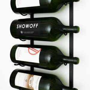 Double Magnum Wine Rack, Imperial Wine Bottle Rack, Metal Wall Wine Rack